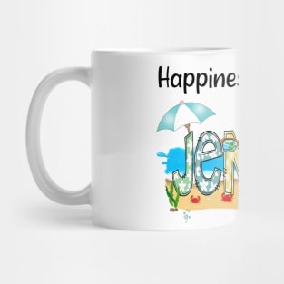Happiness Is Being A Jenjen Summer Beach Happy Mother's Day Mug